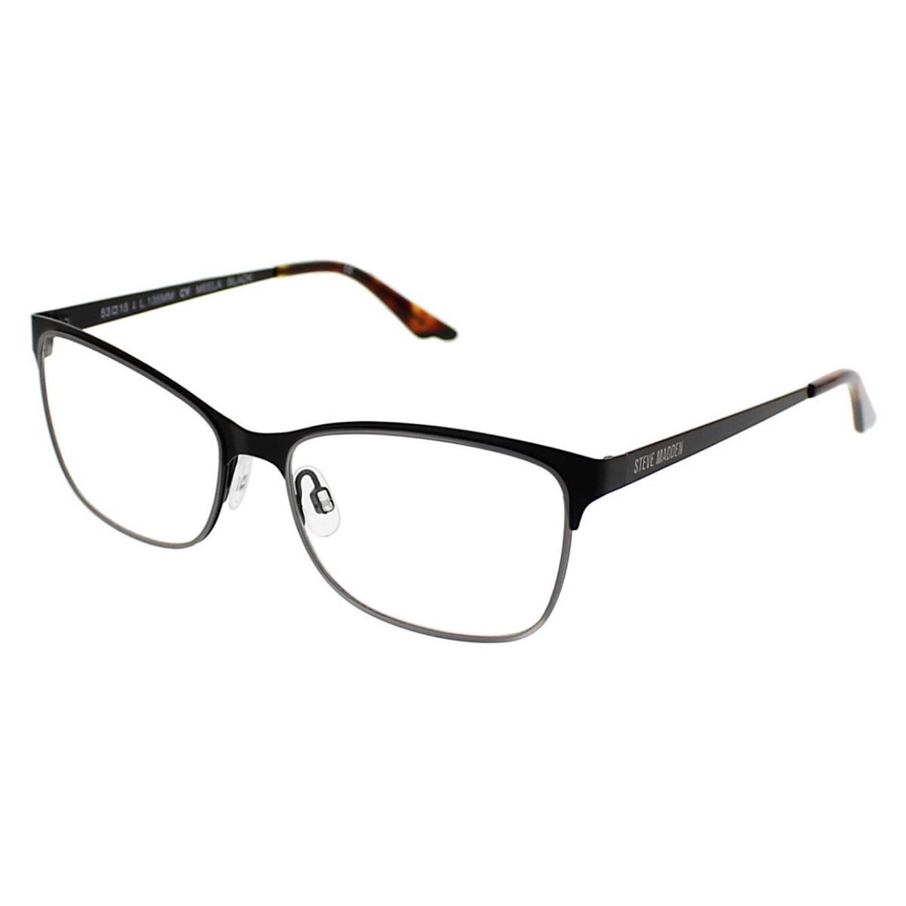 STEVE MADDEN BLACK MEELA WOMENS EYEGLASSES